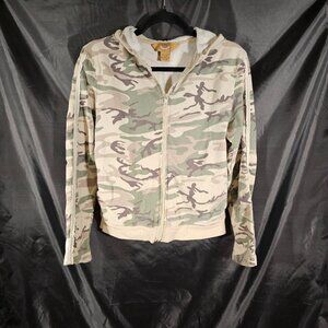 Cocoa camo hooded sweatshirt. Size L